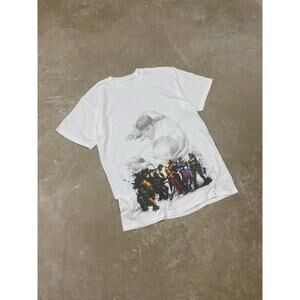 Vintage Street Fighter T-Shirt Men’s XL White Blue Anvil Tag 90s Capcom Front